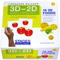 Stages Learning Materials Language Builder® 3D-2D Matching Kit, Foods SLM007